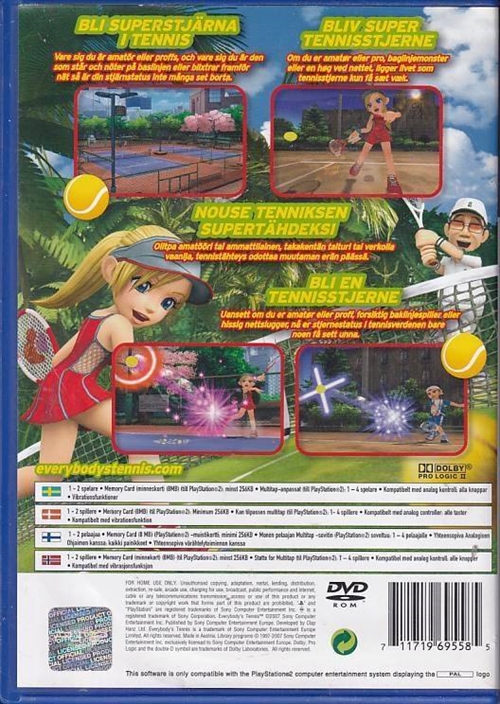 Everybodys Tennis - PS2 (B Grade) (Genbrug)